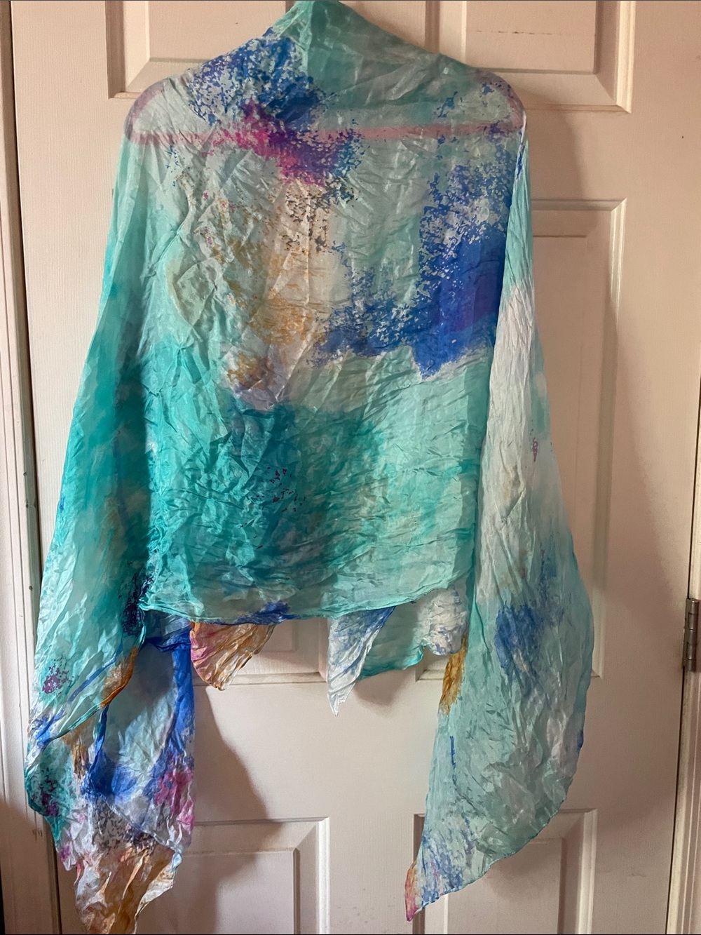 FLORAL SILK WRAP